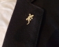 Preview: Pin "Gecko" gold