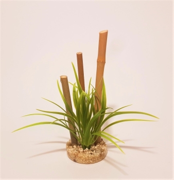 Deko Pflanze Bamboo Forest 2 grün 20 cm