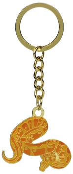 Schlüsselanhänger Python orange