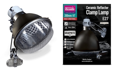 Arcadia Clamp Lamp graphite grey 250 W