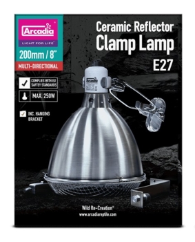 Arcadia Clamp Lamp silber 250 W