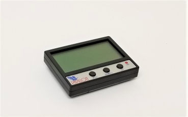 Digital Thermometer mit Alarm schwarz
