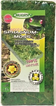 Dragon Sphagnum Moos Grün 100 g / 5 L