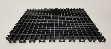 Kunststoff Gitter 30 x 30 cm schwarz 4 Stück