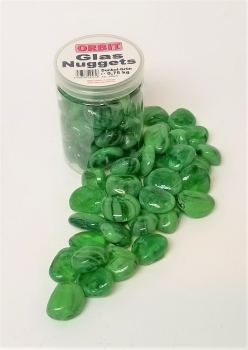 Orbit Glas Nuggets Dunkel-Grün 0.75 kg