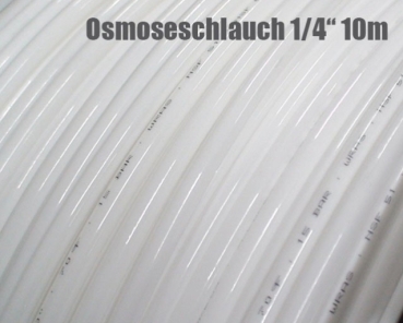 Osmose-Schläuche für alle gängigen Osmoseanlagen mit 1/4 Zoll Durchmesser.