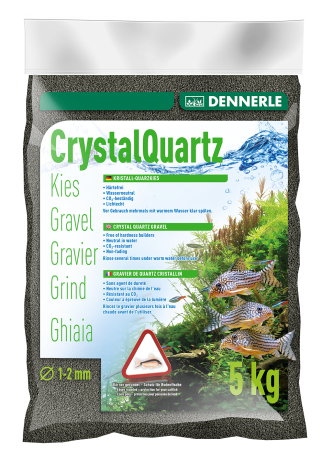 Dennerle Kristall-Quarzkies Diamantschwarz 5 kg