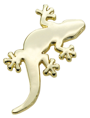 Pin "Gecko" gold