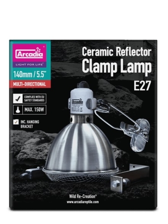 Arcadia Clamp Lamp silber 150 W