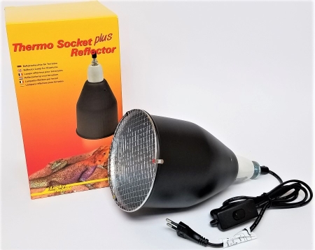 Lucky Reptile Thermo Socket plus Reflector Gross schwarz