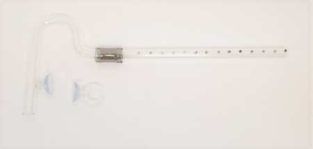 Löcher-Düsenrohr aus Glas 16 mm