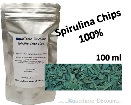 Spirulina Chips 100% 100 ml (30g)