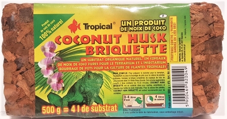 Tropical Coconut Husk Briquette